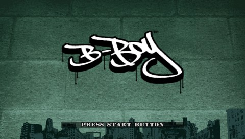B-Boy title screen for PSP